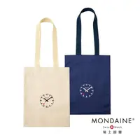 在飛比找momo購物網優惠-【MONDAINE 瑞士國鐵】經典帆布直立式小手提包(2色任