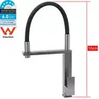 Gun Metal Square Tall Pull Out Down Spout Kitchen Mixer Laundry Faucet Sink Tap
