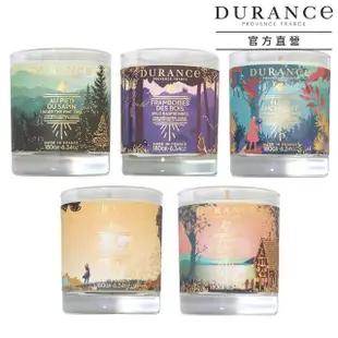 【DURANCE 朵昂思】香氛蠟燭 180g-節慶限定版-公司貨(冷松林間/原野覆盆子/暖桂橙香/蜜薑餅/戀戀情深)