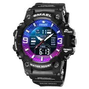 8049 Dual Display Sport Hand Watch Waterproof Digital Watches