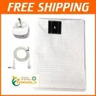 Luxurious 10% Silver Grounding Sheet for King Bed with Safe Adapter & 15 Ft Cord