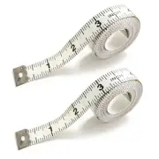 Body Measuring Tape, 2 Pcs Double Sided Soft Measuring Tape for Sewing, Tailor