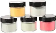 GRADENEVE Unique Nail Art Powders 5pcs Lip Gloss Pigment Epoxy Resin Colorant DIY Shadow Materials
