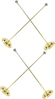 HOMSFOU 4Pcs Table Flag Holder Stable Indoor Flag Base for Desktop Decoration Miniature Display and Office Use Compact and Sturdy Flagpole Stand