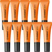 Stabilo Neon Highlighter Orange Box 10