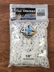 Tavy Tile Flooring Spacers 1/8", 100 Per Bag