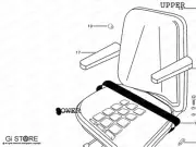 OEM 008000177B1 REPLACEMENT UPPER BACK SEAT FOR EARLY 6000 MAHINDRA TRACTOR