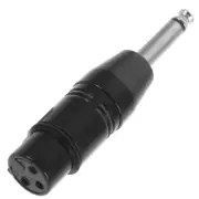 Audio Adapter for Microphone Jack Headphone 6.35mm Stereo Connectors