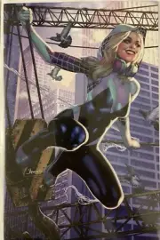 AMAZING SPIDER-MAN #10 JAY ANACLETO VIRGIN SPIDER-GWEN GHOST MARVEL 2022