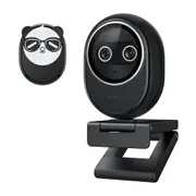 EMeet Piko+ Dual-Camera AI-Powered 4K Webcam Plug & Play 4.3x5.6cm Black