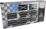 [Carrera Evolution] 20026953 Racing Track Extension Set (2 straights, 2 Lane Change Sections, 4 Curves 1/60°), Black
