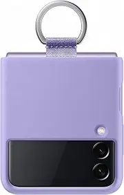 [Samsung] Galaxy Z Flip3 Silicone Cover with Ring, Lavender