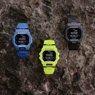 【CASIO 卡西歐】G-SHOCK藍牙運動防水電子錶(GBD-200-2)