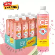 Sparkling Ice STARBURST Watermelon–Zero Sugar Flavored Sparkling Water-17 fl oz