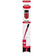 Columbia Copperplate Hexagonal Graphite Pencil 4B 2 Pack