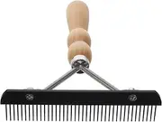 Dog Dematting Comb Pet Grooming Rake Undercoat Removal Tool for Dogs Cats Easy to Use Pet Hair Untangling Brush Essential Grooming Supply