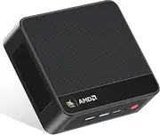 Beelink Mini PC AMD Ryzen 7 5825U(8C/16T,up to 4.5GHz), SER5 Pro Mini Computer 16GB DDR4 500GB M.2 2280 PCIe3.0 SSD, 4K@60Hz Triple Output/WiFi 6/BT5.2/HDMI/DP/Type-C