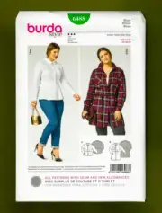 NEW Blouse or Light Jacket Sewing Pattern, Women (Sizes 18-28) Burda 6488