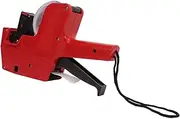 Price Label Gun Efficient Small Tag Sticker Maker for Quick Pricing for Retail Store Workers Red ABS