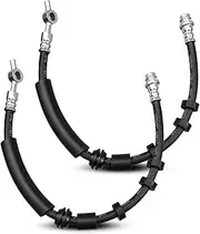 Front Right＆Left Brake Hose Fit for Land Rover Discovery Sport 2012-2019 Range Rover Evoque 2012-2018 Replace LR075356 LR057827 LR095287 LR135811 LR075355 LR059121 LR095289 LR135813