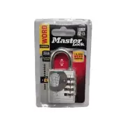 Master Lock 1-9/16in. Wide - Word Combination Padlock 643DWD - NEW