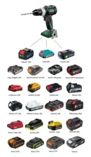Battery Adapter for Metabo ( NOT METABO HPT) 18V Tools ( Jadapters )