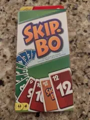 Skip-Bo Original Skipbo Card Game from 7 + - Mattel Games NEW