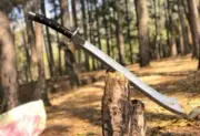 Custom Handmade Carbon Steel Blade Long Machete Sword | Hunting | 32 inches
