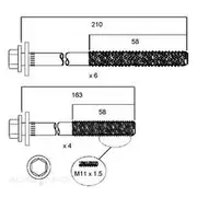 Permaseal Cylinder Head Bolt Set - HBS203
