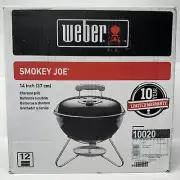 Smokey Joe Portable Charcoal Grill Outdoor Cooking Camping Tailgating BBQ Weber
