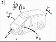 Genuine MERCEDES W447 VITO Box Dualiner Mixto Tourer Camera 4479053102