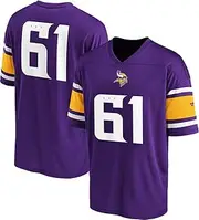 Fanatics Minnesota Vikings Foundation Supporters Men's Jersey, Multicoloured S, Multi-Coloured, S