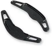 Car Steering Wheel Shift Paddles for M&ini MK3 F54 F55 F56 F57 F60 Clubman C&ooper S ONE JCW DSG Paddle Extension Car Steering Wheel Shift Paddles HTEOPOEKFR(Carbon Fiber Black)
