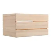 Wood Crate: 16.5x10.5cm Wooden Decorative Storage Box Wood Organizer For Toys