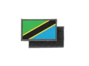 Flag patch printed badge country tanzania