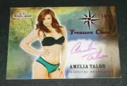 2015 Benchwarmer AMELIA TALON Treasure Chest Pink Foil Auto/25 PLAYBOY Playmate