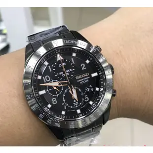 SEIKO 精工 復古Criteria系列三眼計時手錶 限定款SNDH41P1【Watch On-line Store】