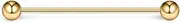 [Ruifan] 16 Gauge Industrial Barbell Cartilage Earring Body Piercing Jewelry 1 3/8 Inch(35mm)