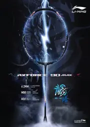 LI-NING Badminton racquet AXFORCE 90 DRAGON MAX - NAVY/BLUE