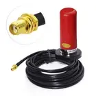 Ham Two Way Radio Magnetic Base 143/444MHz Red Antenna for Baofeng UV-5R UV-82