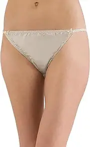 [INTIMO] Womens Classic Silk String Bikini