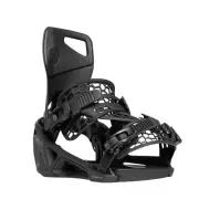 Nidecker Supermatic Men's Snowboard Bindings, Black, Medium