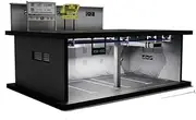 1:64 Double Deck Parking lot 66 No. 86 car Model Scene Display Cabinet Storage Simulation Parking lot Mode(86)
