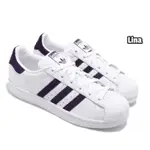 ADIDAS ORIGINALS SUPERSTAR 白紫 貝殼鞋 板鞋 EF9241現貨