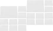 CALLARON 2sets 125pcs Bibs for Patients Breathable Protective Bibs for Beauty Treatments Non Stick Oral Care Cushions Table Covers Saliva Spatter Protection 125pcs*2