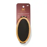 Bow + Bell Botanicals Dog Bamboo Hand Slicker Brush