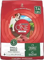 Purina ONE Natural Small Breed Dry Dog Food, SmartBlend Small Breed Lamb & Rice Formula - 7.4 lb. Bag