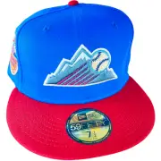 Colorado Rockies New Era 59Fifty 10 Year Anniversary Patch Mens Size 7 1/2 Hat