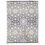 Reversible Outdoor Plastic Mat - Chatai 21A6 - Beige Multi-120x170cm