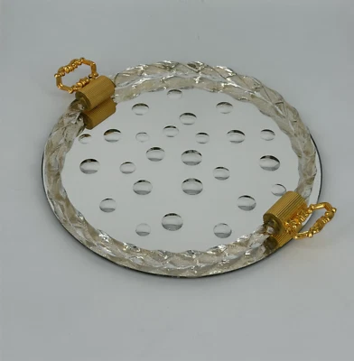 Venitian Mirrored Glass tray- small